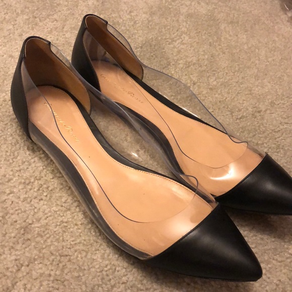 gianvito rossi plexi flat